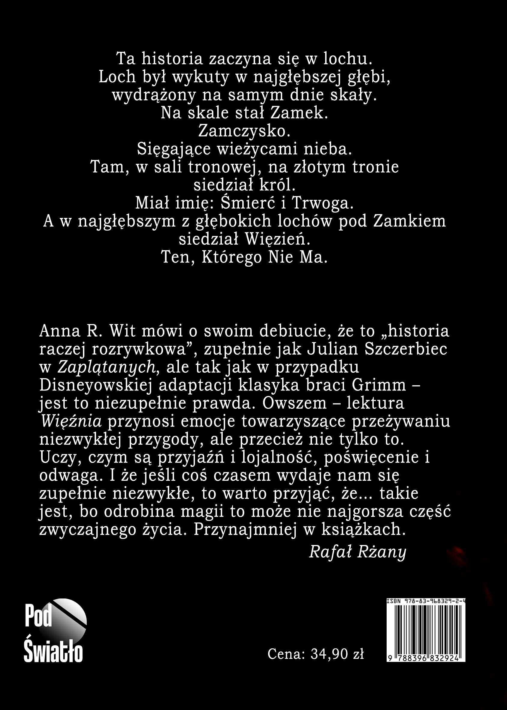tyl okladki więzień okładka tył